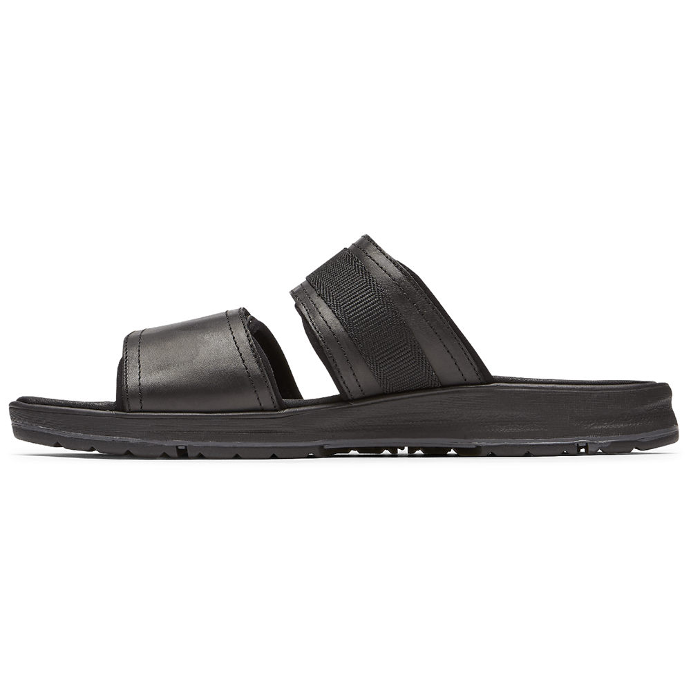 Rockport Mens Lucky Bay Dress - Slides Black - NIT859724